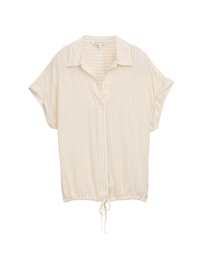 blouse striped shortsleeve - 1045239