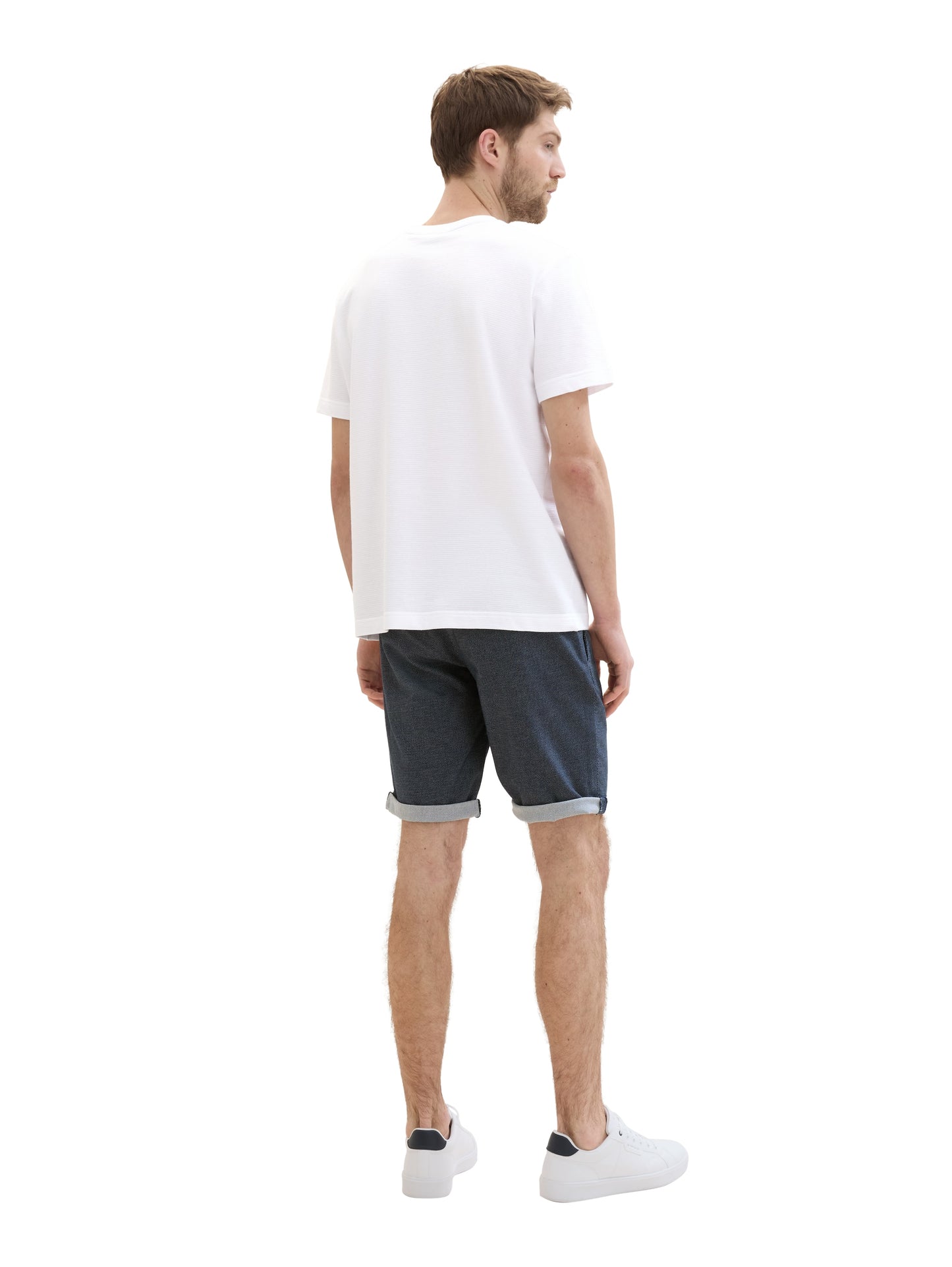 slim chino shorts with belt - 1040224