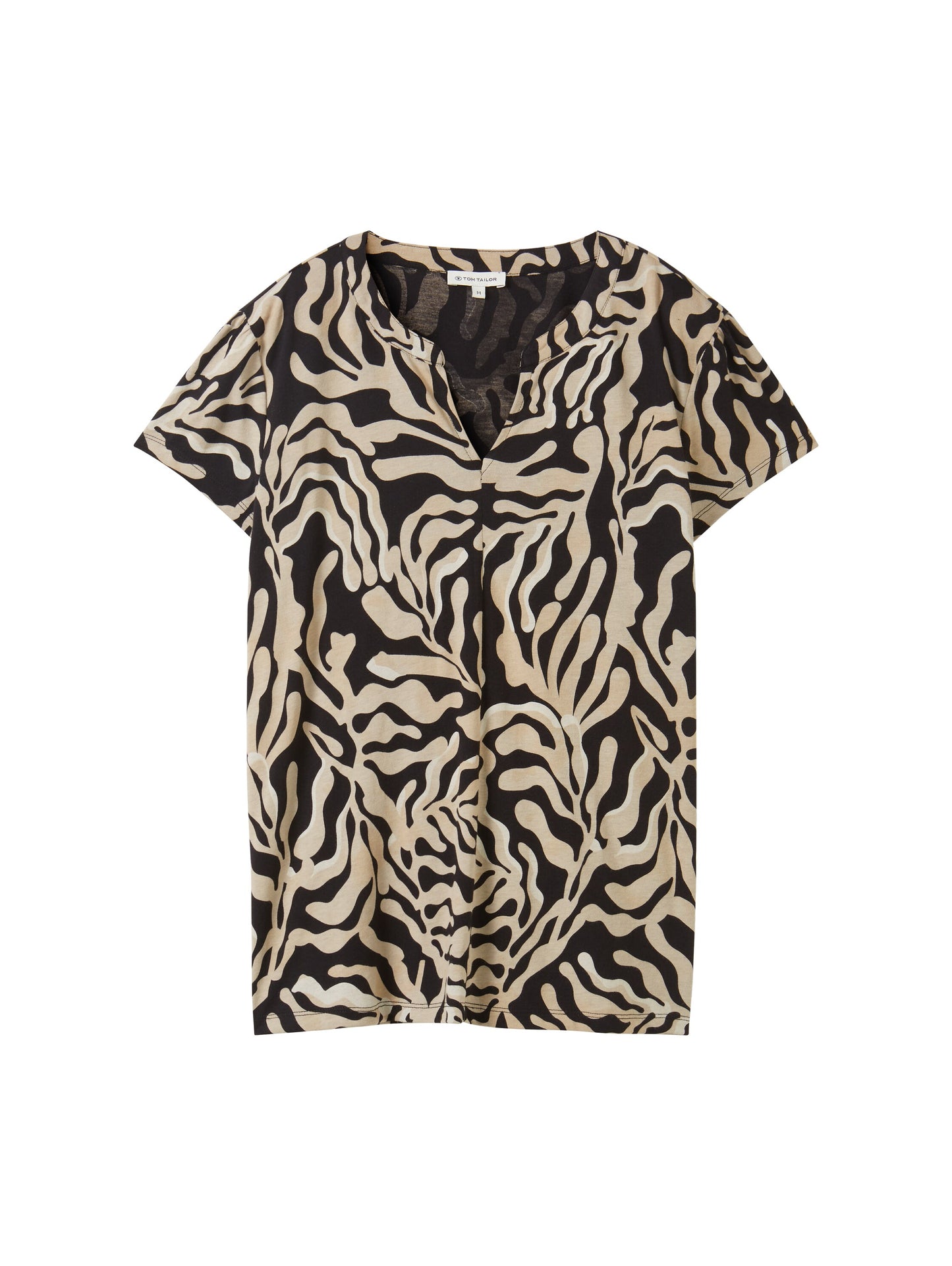 T-shirt blouse alloverprinted - 1042394