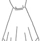 Kleid kurz ohne Arm - 100654038000