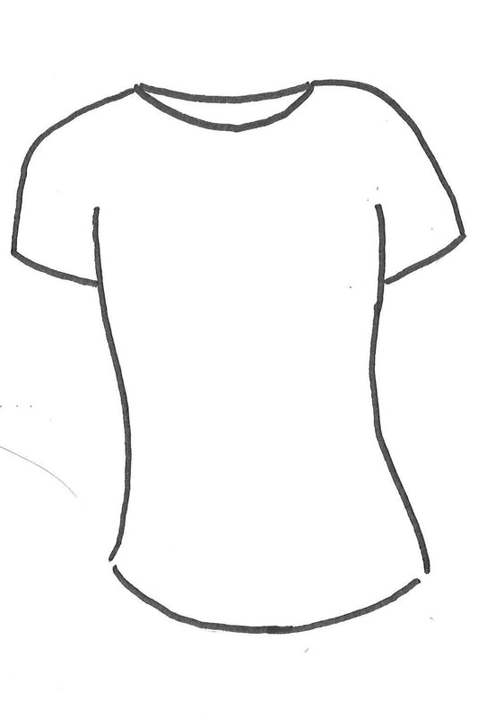 Shirt kurzarm: T-shirt fabric mix blouse - 1041566