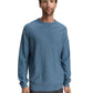 washed slub crewneck knit - 1048004