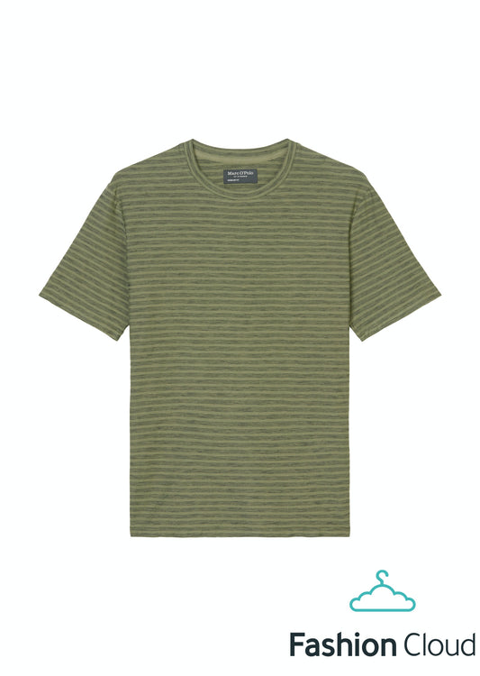 T-Shirt, short sleeve, slub stripes - M22218651202