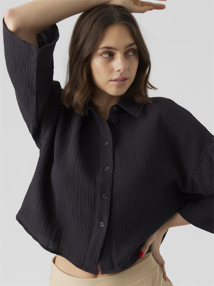 VMNATALI CROP SHIRT WVN NOOS - 10279685