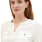 T-shirt fabric mix blouse - 1039094