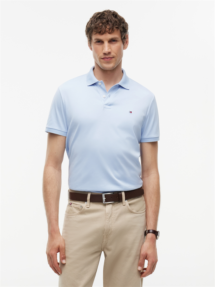 LIQUID COTTON REG SEASONAL POLO - MW0MW39994