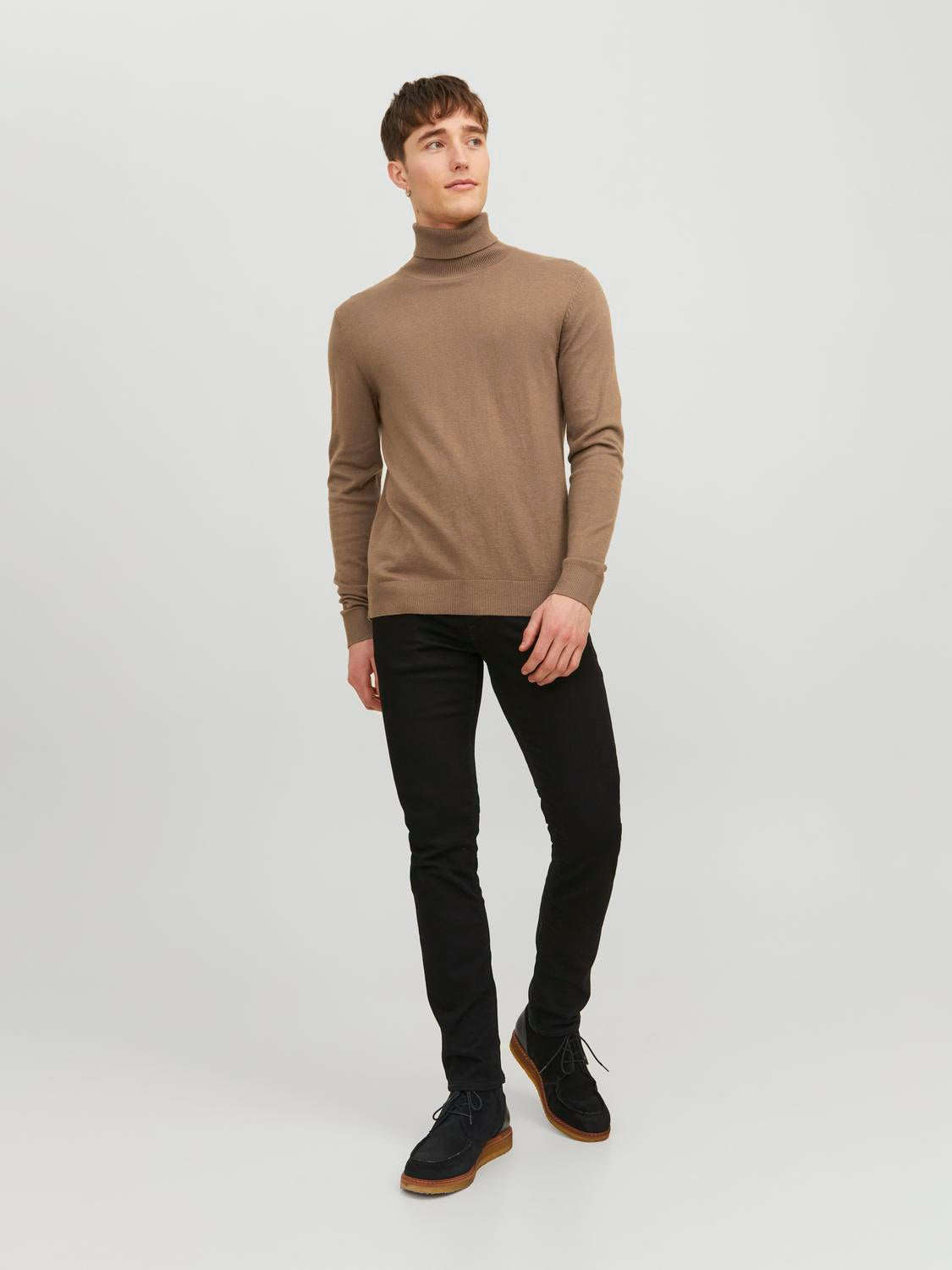 JJEEMIL KNIT ROLL NECK NOOS - 12157417