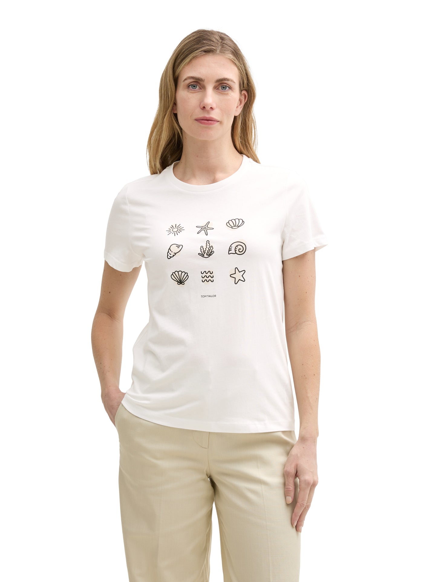 T-shirt basic with print - 1046437