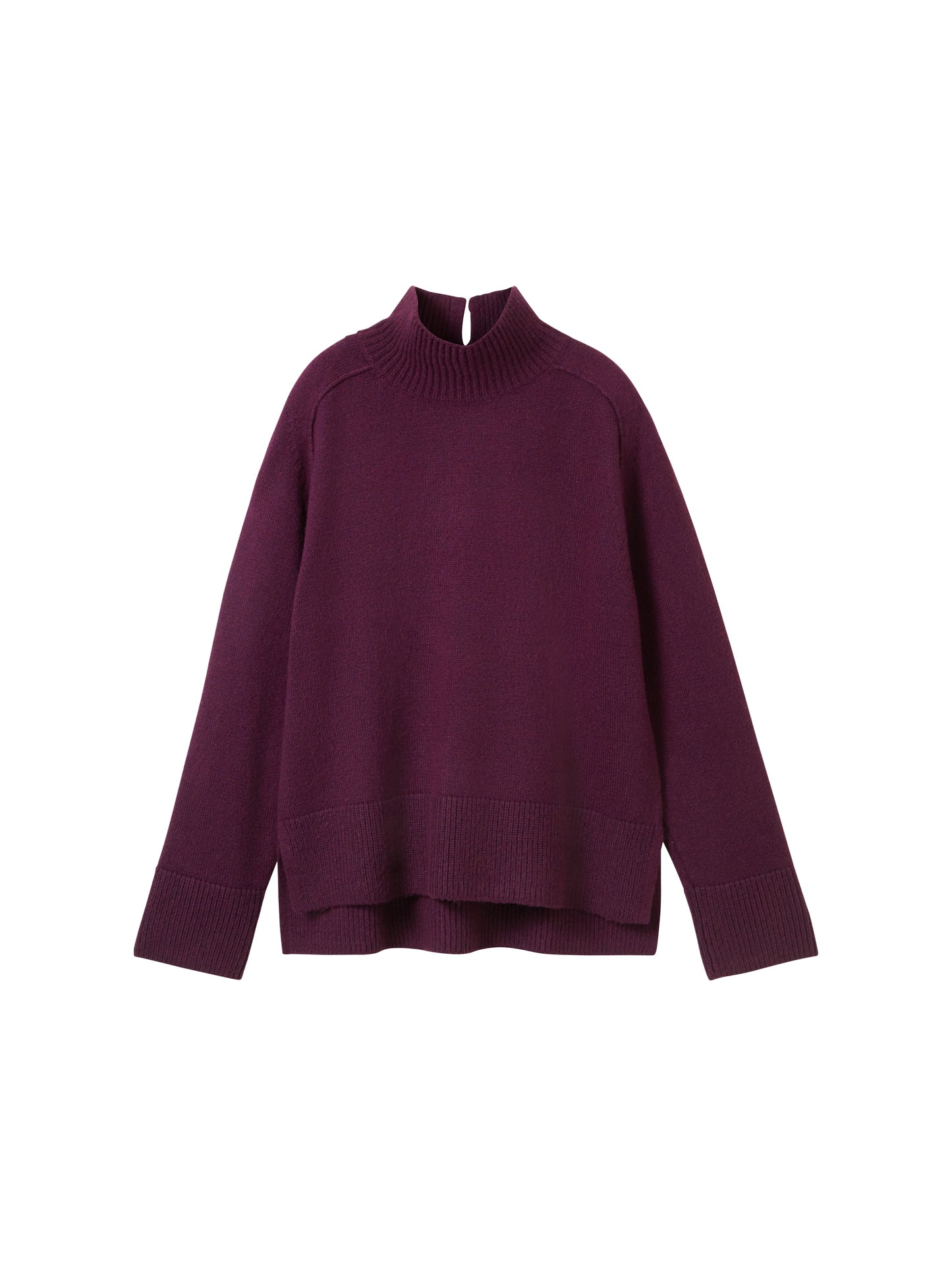 knit cosy mock-neck - 1042983