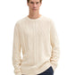 cable crewneck knit - 1043343