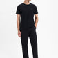 T-Shirt Crewneck Relief Jacquard Bl - 29360791