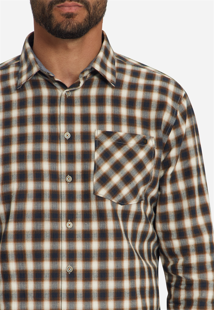 Shirt Yarn Dyed Check, Herringbone - 33490996