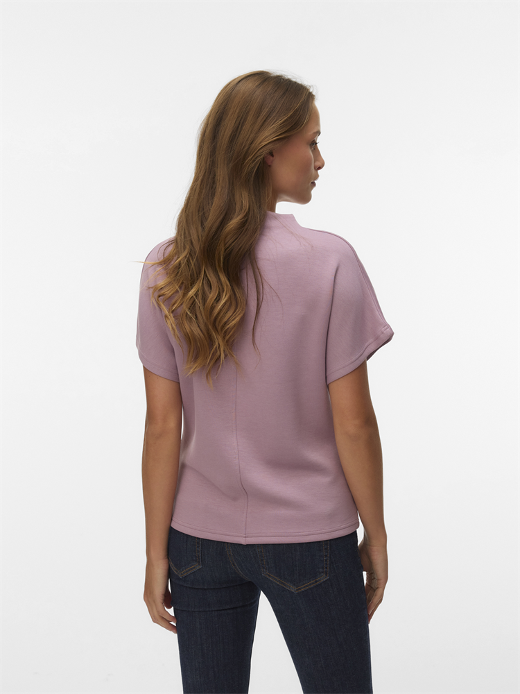 VMHALI SS FUNNEL NECK TOP JRS - 10348673