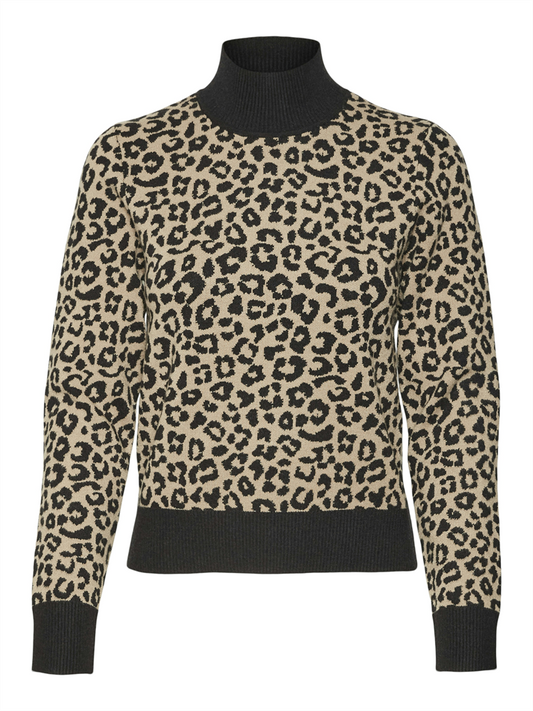VMARIA ART LS HIGH-NECK PULLOVER GA - 10314509