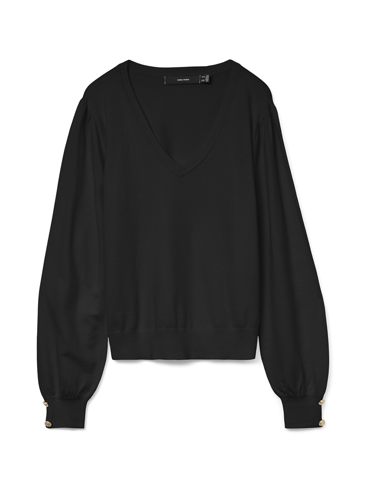 VMHOLLYKARIS LS V-NECK PULLOVER BOO - 10310578