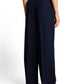 linen loose fit wide leg pants - 1050573