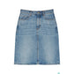 Denim Skirt, high waist, midi lengt - 402907824043