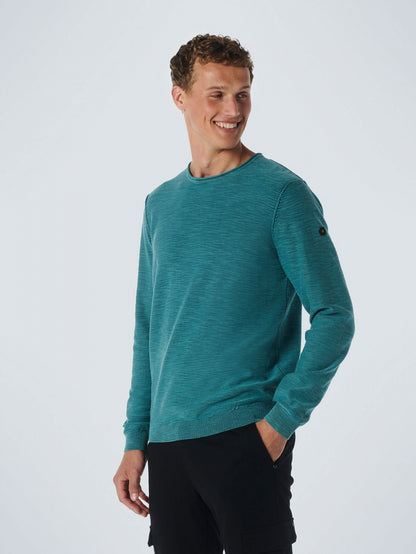 Pullover Crewneck Garment Dyed + St - 21230801SN