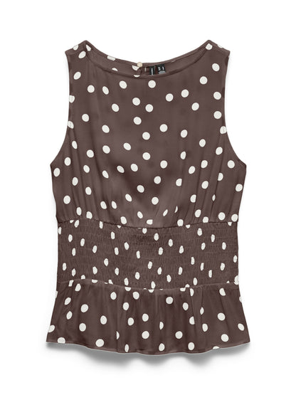 VMELISA S/L SMOCK DETAIL TOP WVN - 10347963
