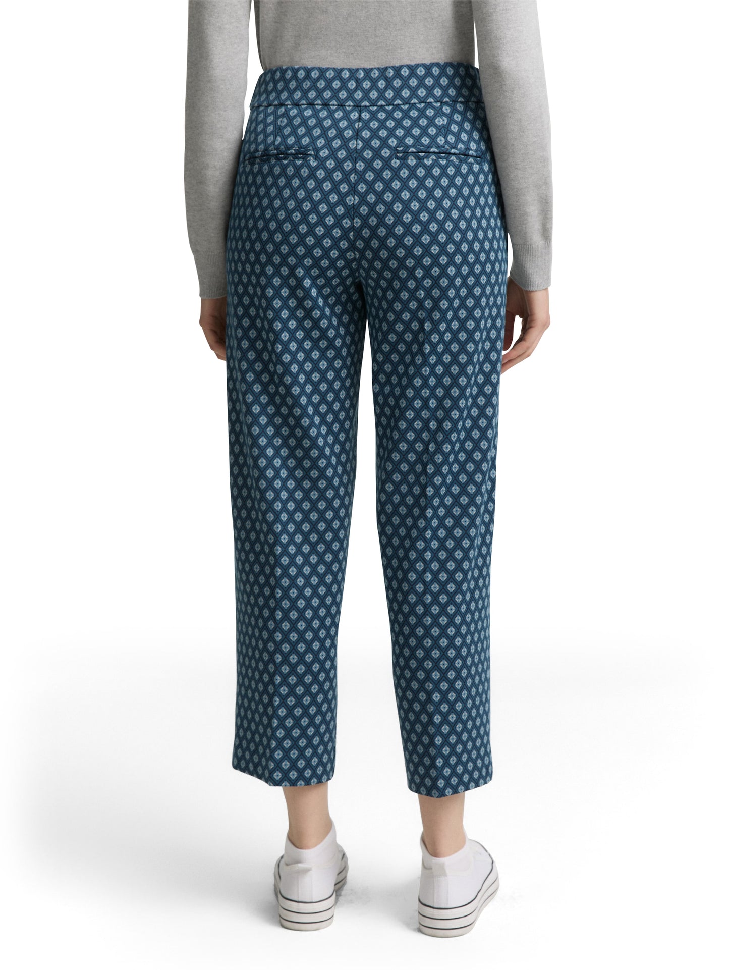 cropped straight leg pants - 1047658