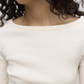 AWVERDE 3/4 BOATNECK TOP - 10339925