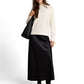 knit cosy embroidered mock-nec - 1052786