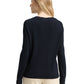 knit crew-neck with button det - 1049125