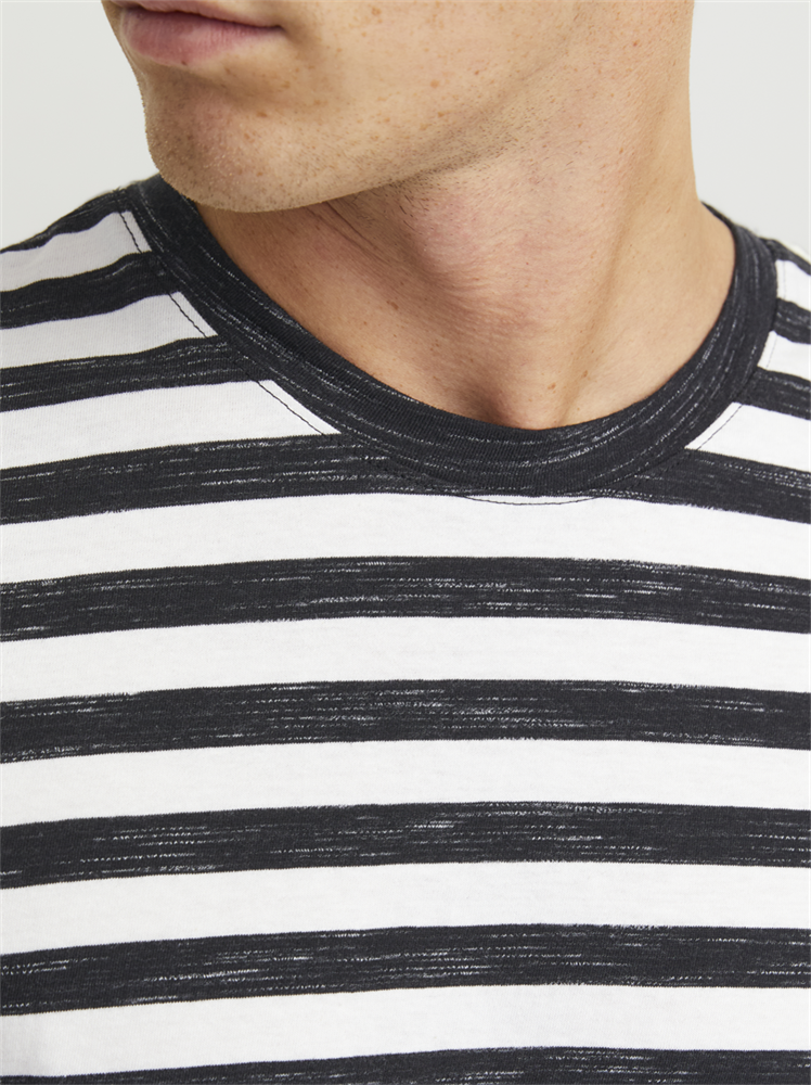 JORTAMPA STRIPE TEE SS CREW NECK - 12252176