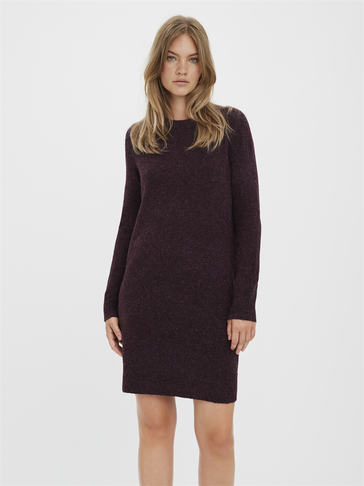 VMDOFFY LS O-NECK DRESS GA NOOS - 10215523