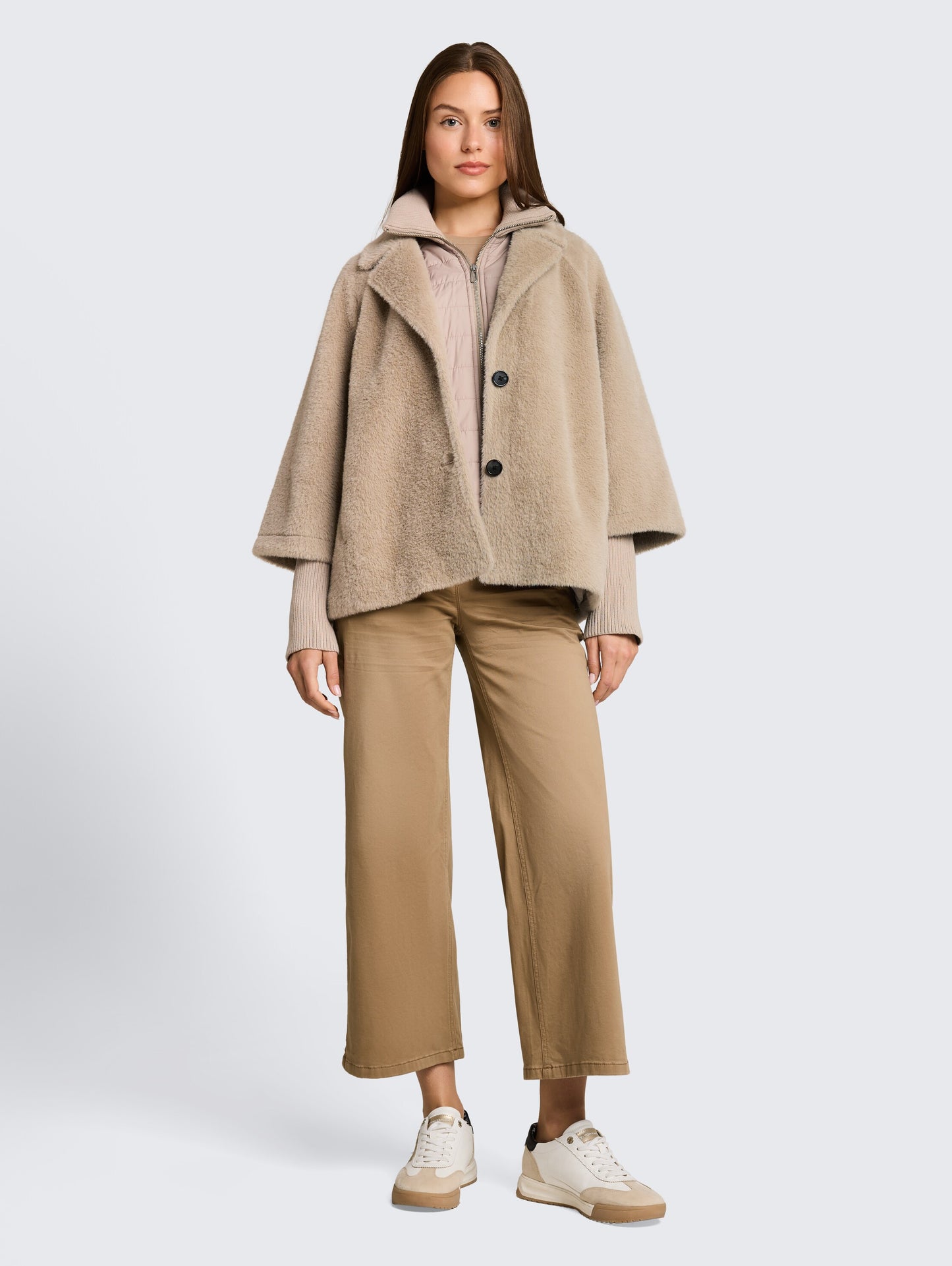 cosy cape jacket - 1051134