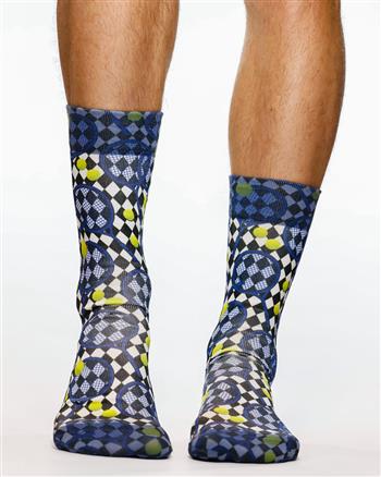 Men Socks BLUE RACKET - 2010-05213-520