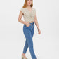 VMJESMILO C/S CROP TOP WVN GA - 10260305