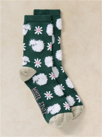 FLUFFY SHEEP ANKLE SOCK - 446844