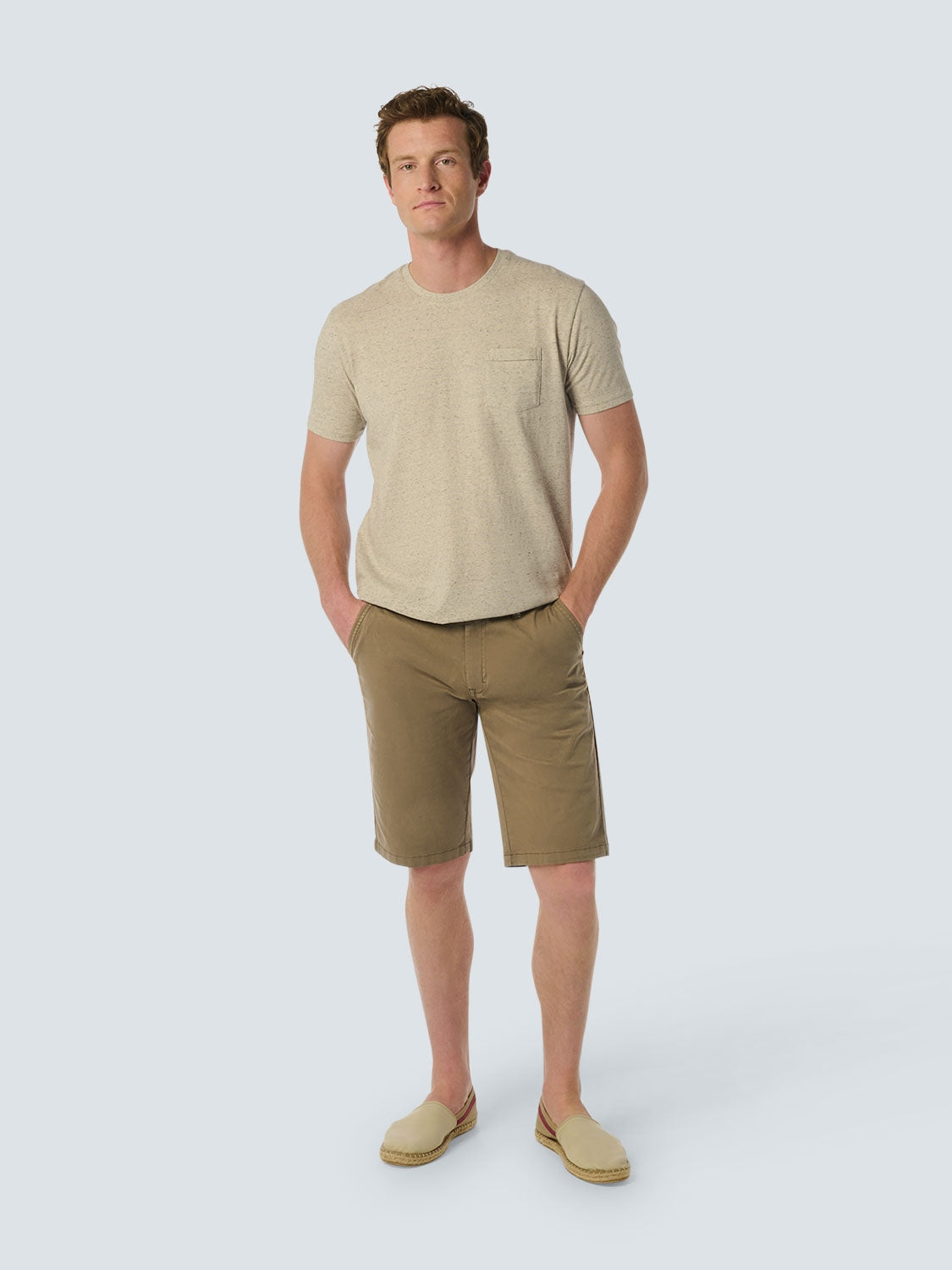 Short Chino Garment Dyed Twill Stre - 238190306SN