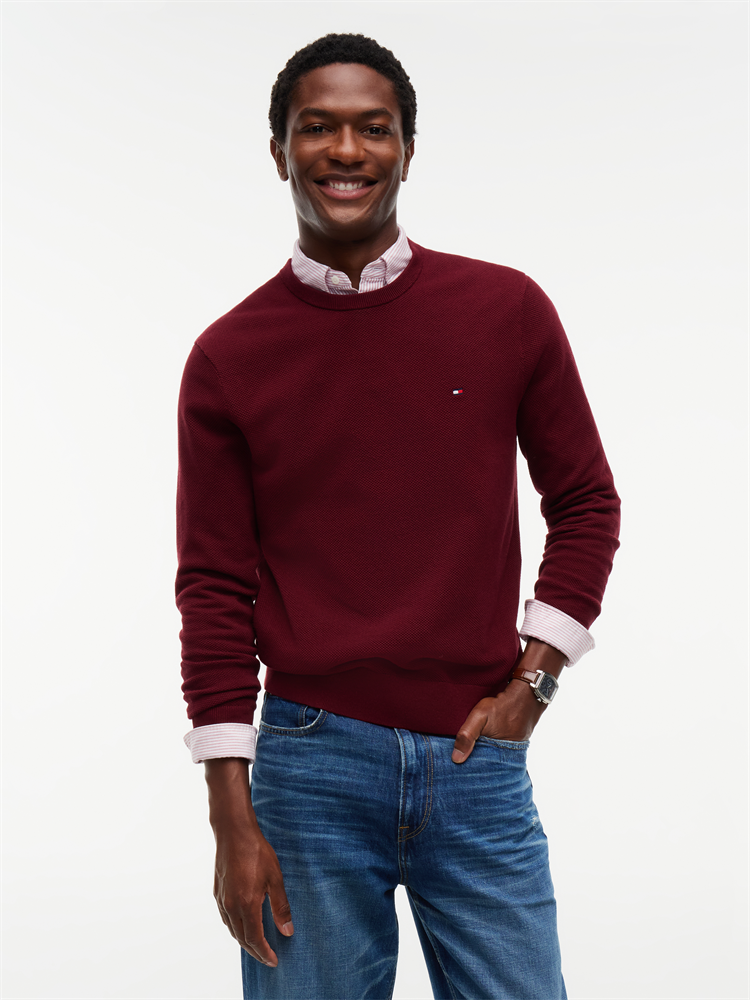 ESSENTIAL STRUCTURE CREW NECK - MW0MW36347