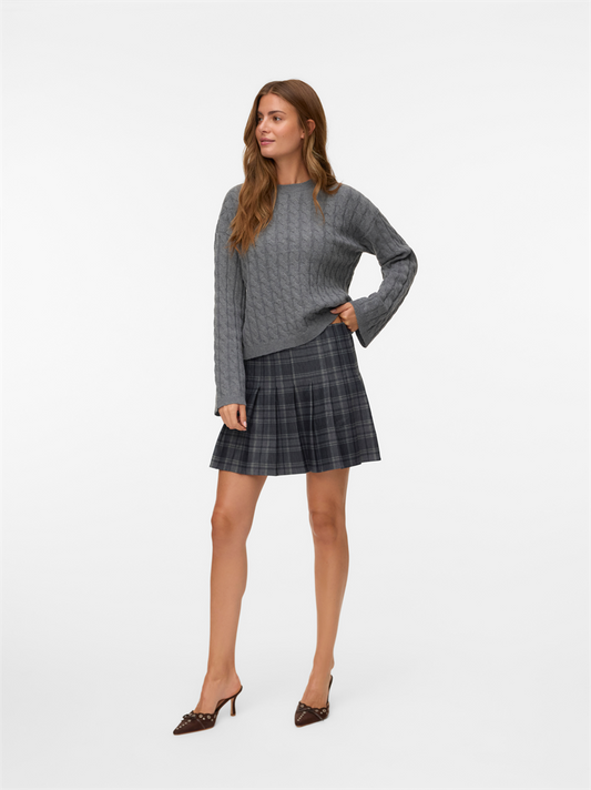 AWLORELLA LS O-NECK KNIT NOOS - 10319710