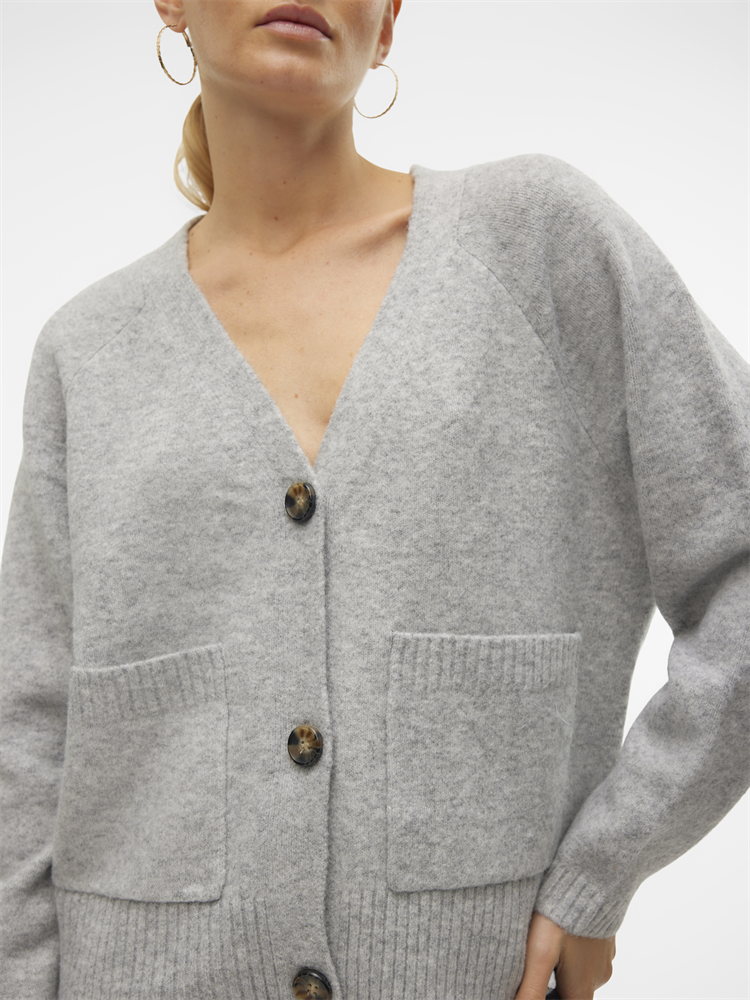 VMBOOM LS V-NECK BUTTON CARDIGAN GA - 10320457