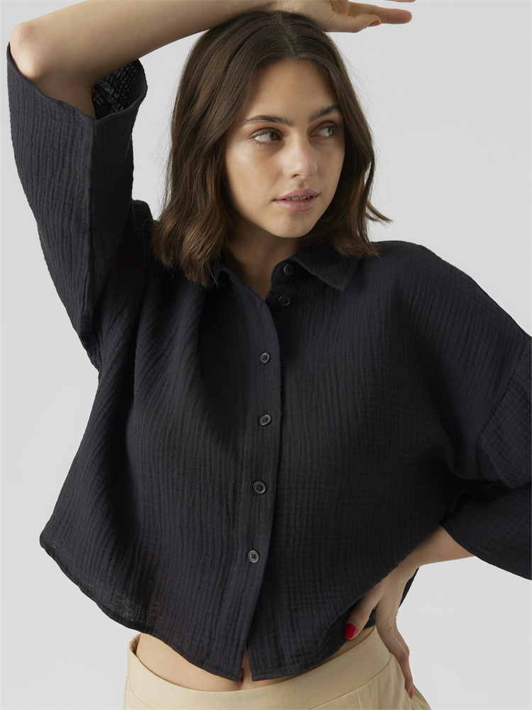 VMNATALI CROP SHIRT WVN NOOS - 10279685