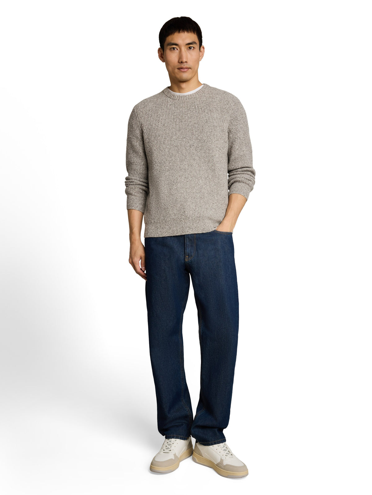 multicolor crew neck knit - 1052211