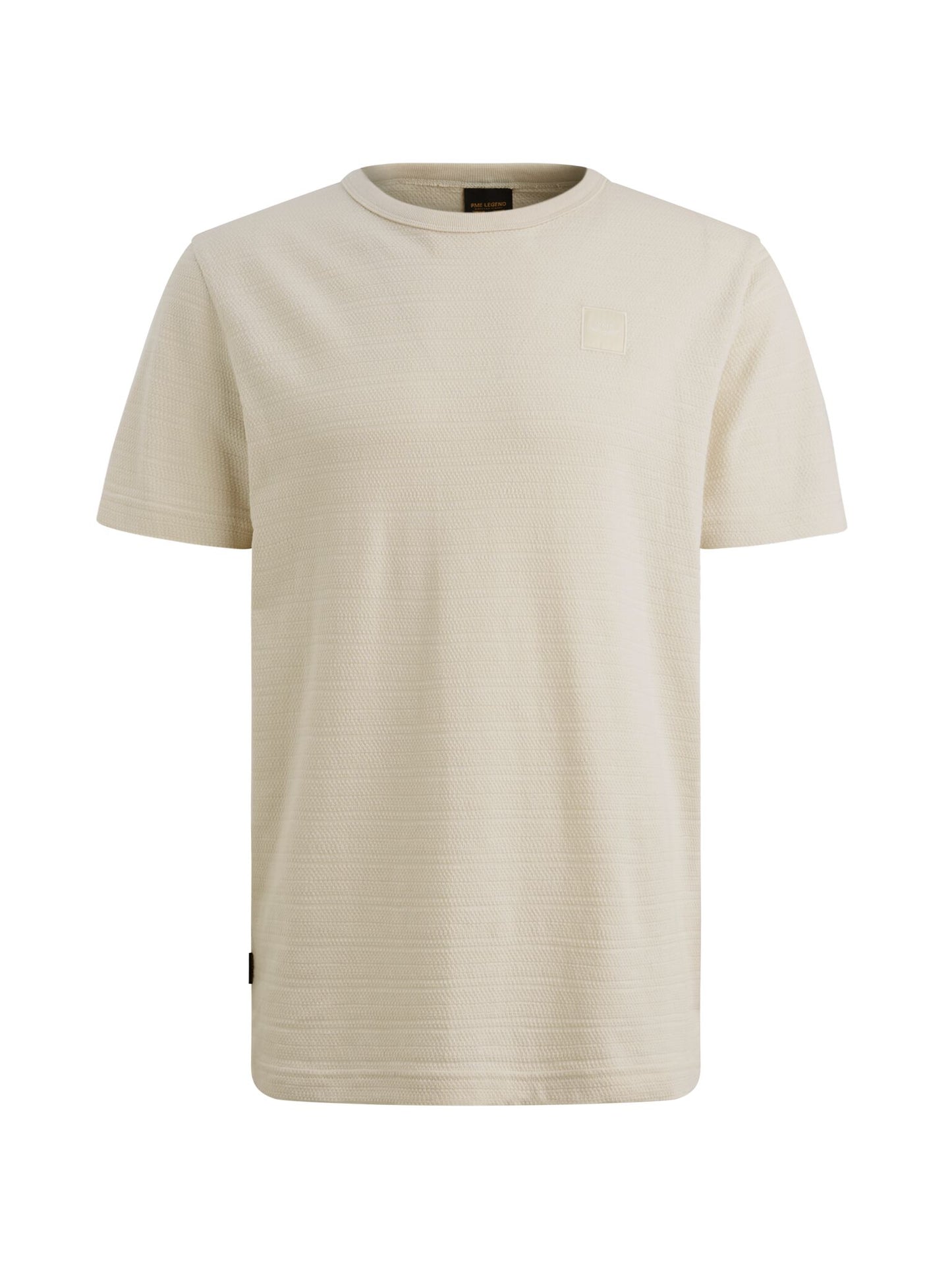 Short sleeve r-neck jacquard strip - PTSS2602563