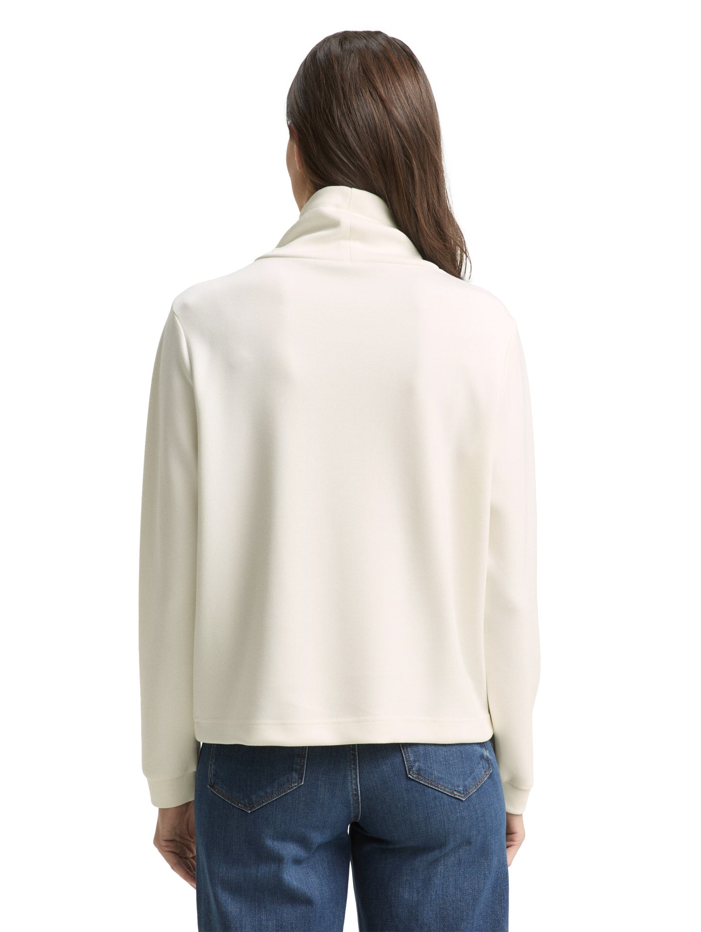 Sweatshirt scuba stand up coll - 1049025