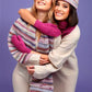 Melange knit scarf - soft knit scar - LK-45952-GE