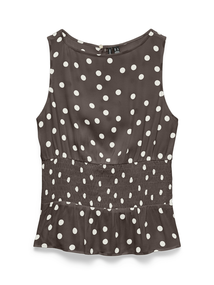 VMELISA S/L SMOCK DETAIL TOP WVN - 10347963