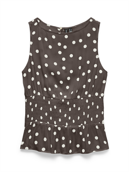 VMELISA S/L SMOCK DETAIL TOP WVN - 10347963