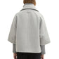 padded cape jacket - 1043723