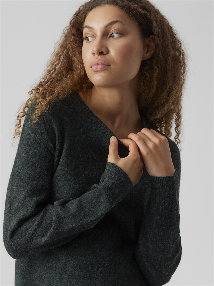 VMDOFFY LS O-NECK DRESS GA NOOS - 10215523