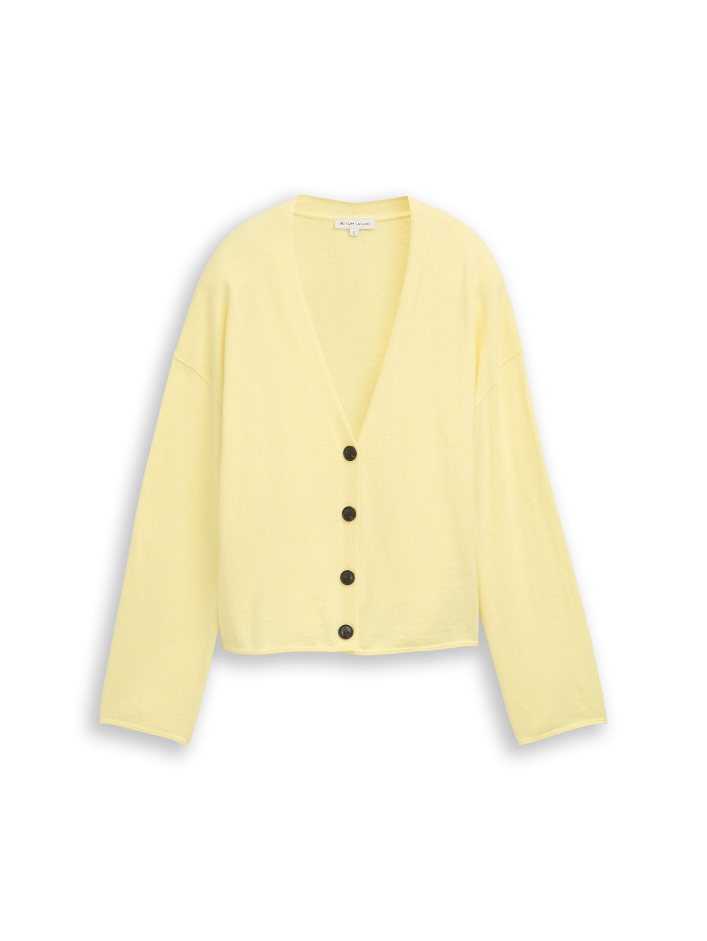 knit cashmere blend v-neck - 1050542