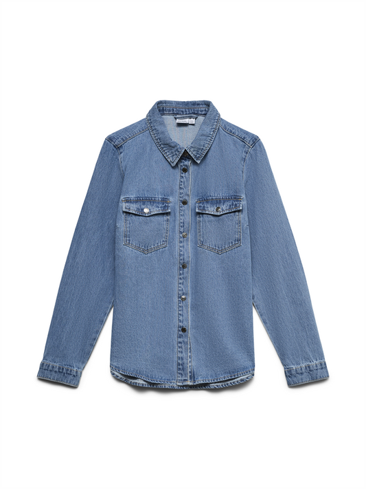 VMJENNIE LS DENIM SHIRT MIX GA NOOS - 10313726