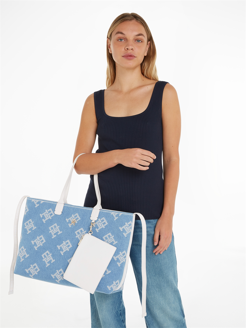 ICONIC TOMMY TOTE DENIM - AW0AW14763