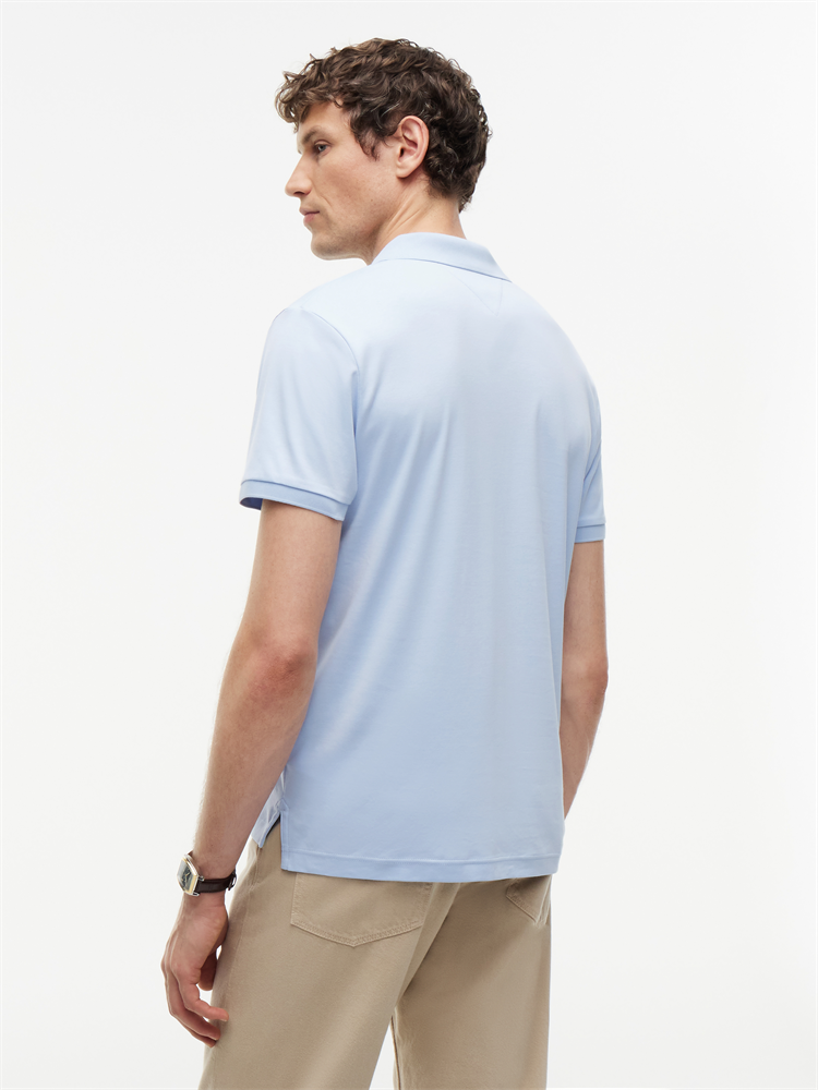 LIQUID COTTON REG SEASONAL POLO - MW0MW39994